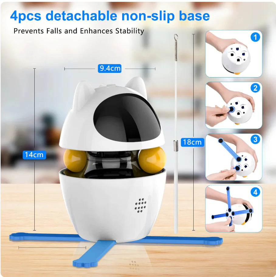 4 in 1 Cat Toys Indoor Electric Interactive Toys